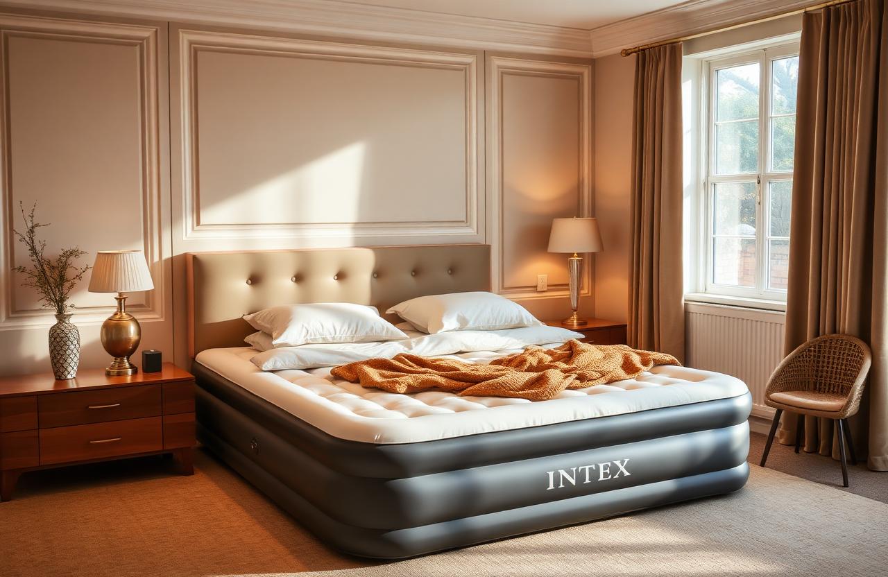 Intex Luftbett mit Kopfteil: Das Ultra Plush Headboard