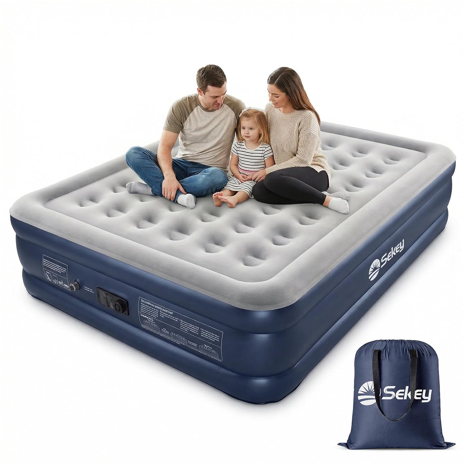Sekey XXL Luftmatratze (einstellbarer Härtegrad)