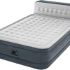 Intex Luxus Luftbett (Queen) mit Kopflehne schräge Ansicht, Luxus Luftbetten,