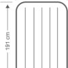 Intex Twin Dura-Beam Einzel-Luftbett Maße