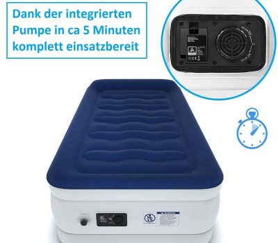Active Era Einzel Luftbett mit Pumpe