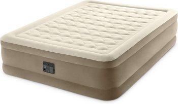 Intex Luftbett Ultra Plush Bed (Queen) Beige-1 Intex Luftbett Ultra Plush (Queen) Beige schräge Ansicht