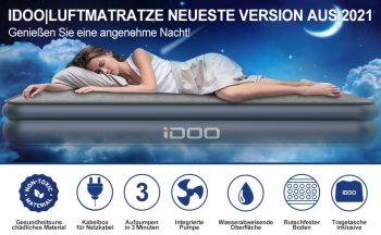 iDOO Luftbett (Doppelbett)-1 iDOO Luftbett (Doppelbett)-1